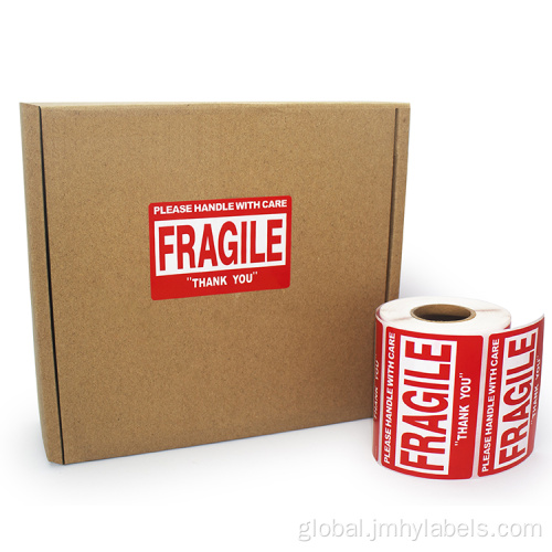 Handling Stickers Custom design warning label Fragile label sticker Supplier